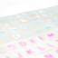 [PT15] Polticker 'Embossed Jelly Alphabet' Kisscut Masking Tape (optioins) - Polticker_PT15S2 - Blue_korean_sticker_stationery