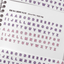 [PT17] Polticker 'Topping Mini Alphabet' Kisscut Masking Tape (options) - Polticker_PT17S4 - Purple & Pink_korean_sticker_stationery