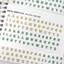 [PT17] Polticker 'Topping Mini Alphabet' Kisscut Masking Tape (options) - Polticker_PT17S2 - Yellow & Green_korean_sticker_stationery