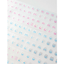 [PT21] Polticker 'Rounded Outline Alphabet' Hologram Kisscut Masking Tape (options) - Polticker_PT21S1 - Pink_korean_sticker_stationery