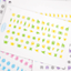 [PT26] Polticker 'Candy Alphabet' Kisscut Masking Tape (options) - Polticker_PT26S2 - Yellow & Green_korean_sticker_stationery