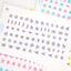 [PT26] Polticker 'Candy Alphabet' Kisscut Masking Tape (options) - Polticker_PT26S3 - Purple & Black_korean_sticker_stationery