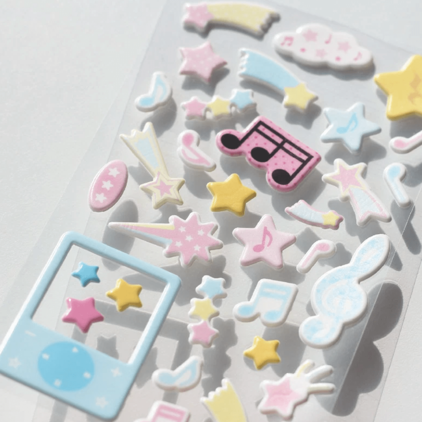 [PT28] Polticker 'Happiness Post Office Collaboration' Marshmallow Sticker Sheets (options) - Polticker_PT28S1 - Sweet Land_korean_sticker_stationery