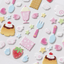 [PT28] Polticker 'Happiness Post Office Collaboration' Marshmallow Sticker Sheets (options) - Polticker_PT28S1 - Sweet Land_korean_sticker_stationery
