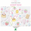 [PT28] Polticker 'Happiness Post Office Collaboration' Marshmallow Sticker Sheets (options) - Polticker_PT28S1 - Sweet Land_korean_sticker_stationery