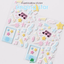 [PT28] Polticker 'Happiness Post Office Collaboration' Marshmallow Sticker Sheets (options) - Polticker_PT28S1 - Sweet Land_korean_sticker_stationery
