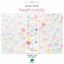 [PT29] Polticker 'Happiness Post Office Collaboration' Epoxy Sticker Sheets (options) - Polticker_PT29S2 - Heart Candy_korean_sticker_stationery