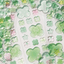[PT29] Polticker 'Happiness Post Office Collaboration' Epoxy Sticker Sheets (options) - Polticker_PT29S1 - Clover_korean_sticker_stationery