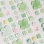 [PT29] Polticker 'Happiness Post Office Collaboration' Epoxy Sticker Sheets (options) - Polticker_PT29S1 - Clover_korean_sticker_stationery