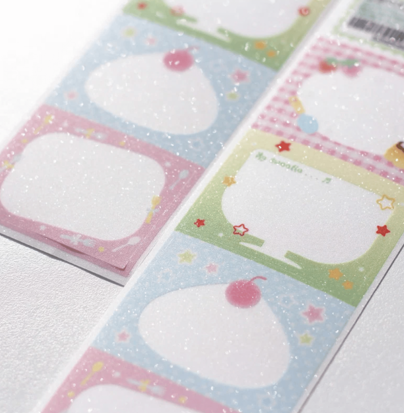 [PT30] Polticker 'Happiness Post Office Collaboration' Frame Sticker Sheets (options) - Polticker_PT30S1 - Sweets_korean_sticker_stationery