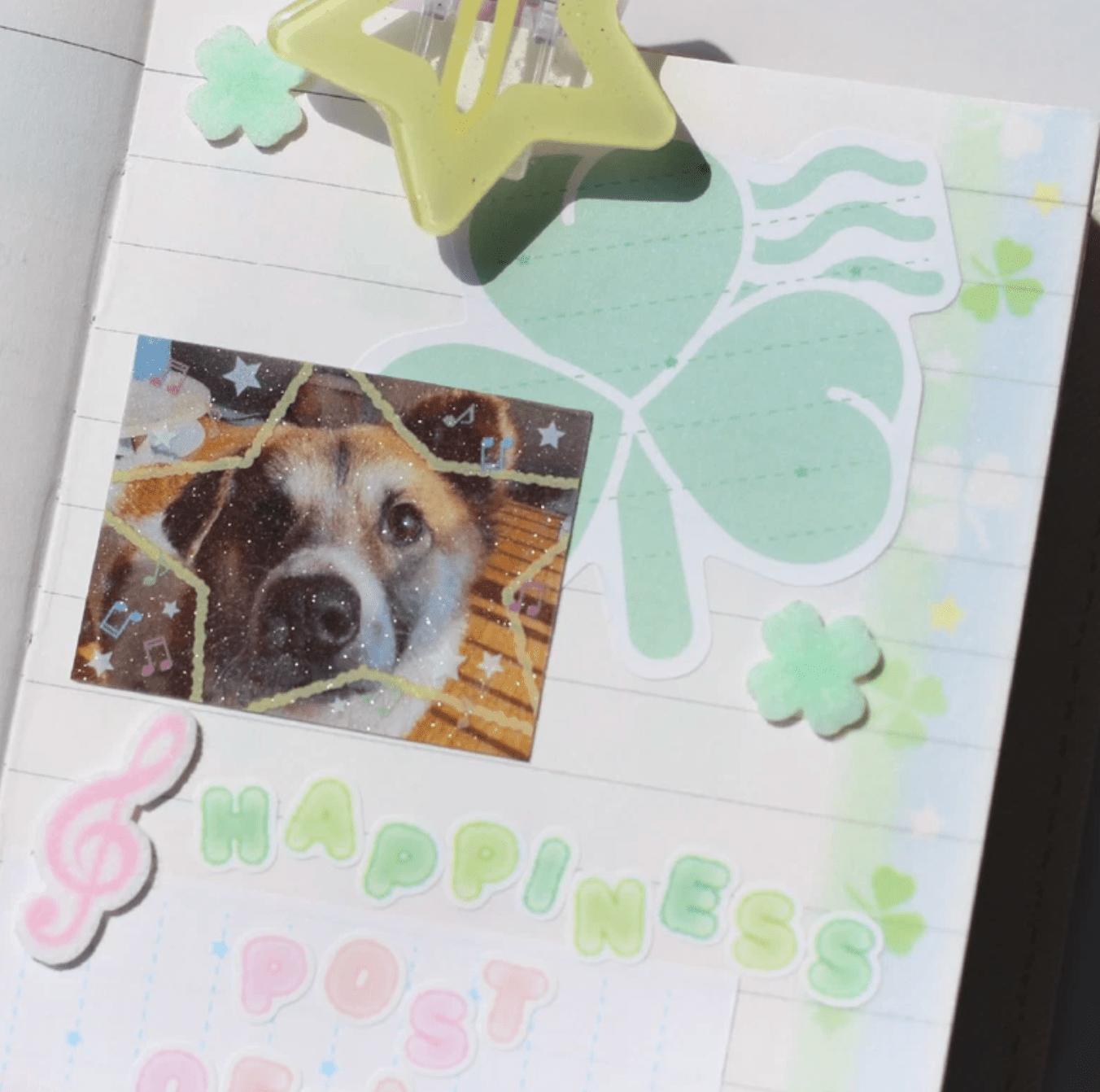 [PT30] Polticker 'Happiness Post Office Collaboration' Frame Sticker Sheets (options) - Polticker_PT30S1 - Sweets_korean_sticker_stationery