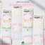 [PT30] Polticker 'Happiness Post Office Collaboration' Frame Sticker Sheets (options) - Polticker_PT30S1 - Sweets_korean_sticker_stationery
