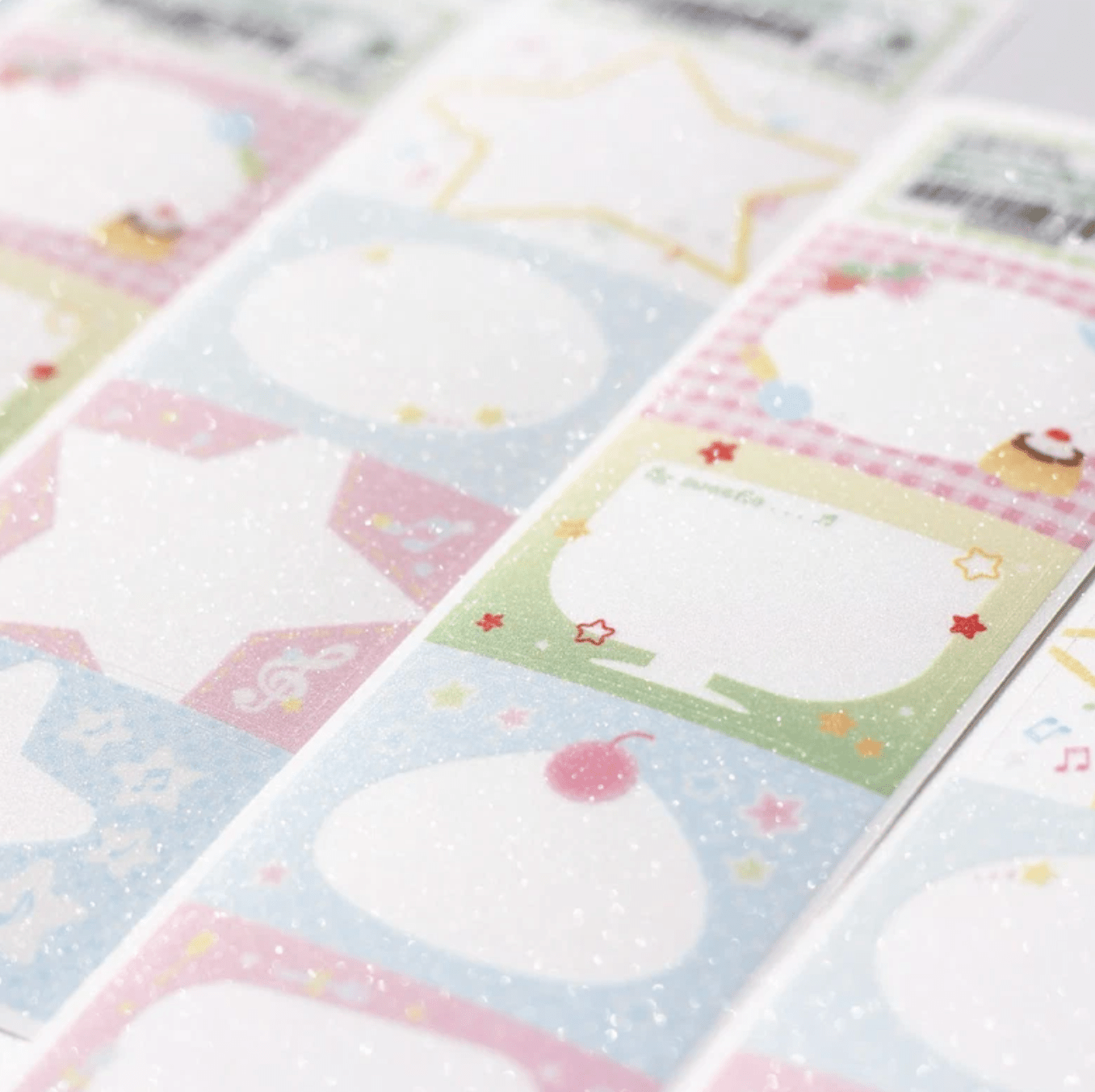 [PT30] Polticker 'Happiness Post Office Collaboration' Frame Sticker Sheets (options) - Polticker_PT30S1 - Sweets_korean_sticker_stationery