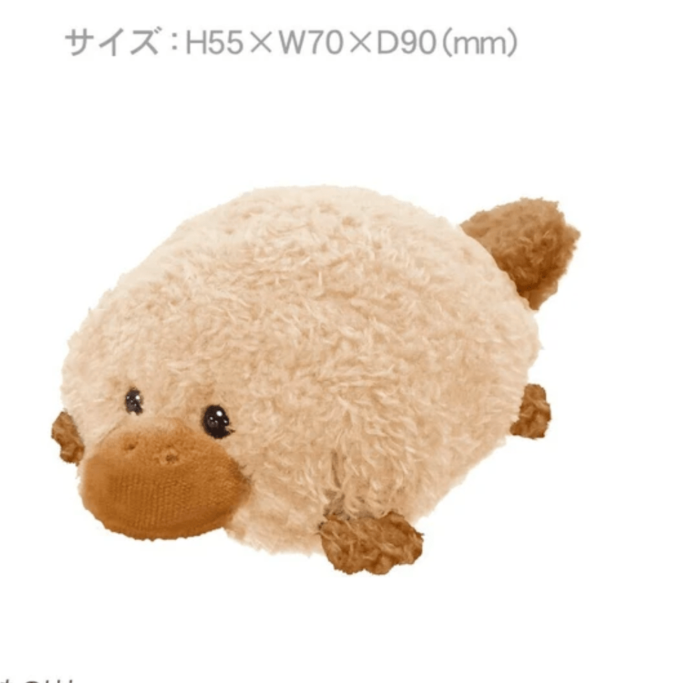 [Q - LIA] Yuru Swimmy Ocean Critter Plush (options) - Q - LIA_Platypus_korean_sticker_stationery