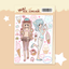 [RC02] NEW Rico Maru 'WA! Ice Cream' Sticker Sheet -Rico Maru__korean_sticker_stationery