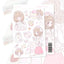 [RC04] NEW Rico Maru 'Milkish Love' Sticker Sheet -Rico Maru__korean_sticker_stationery