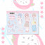 [RC09] NEW Rico Maru 'Outfit Chu~' Sticker Sheet -Rico Maru__korean_sticker_stationery