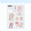 [RC11] NEW Rico Maru 'Birthday Cake' Sticker Sheet -Rico Maru__korean_sticker_stationery