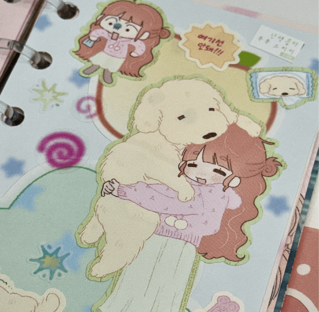 [RC22] NEW Rico Maru 'I Love Going on a Walk' Sticker Sheets -Rico Maru__korean_sticker_stationery