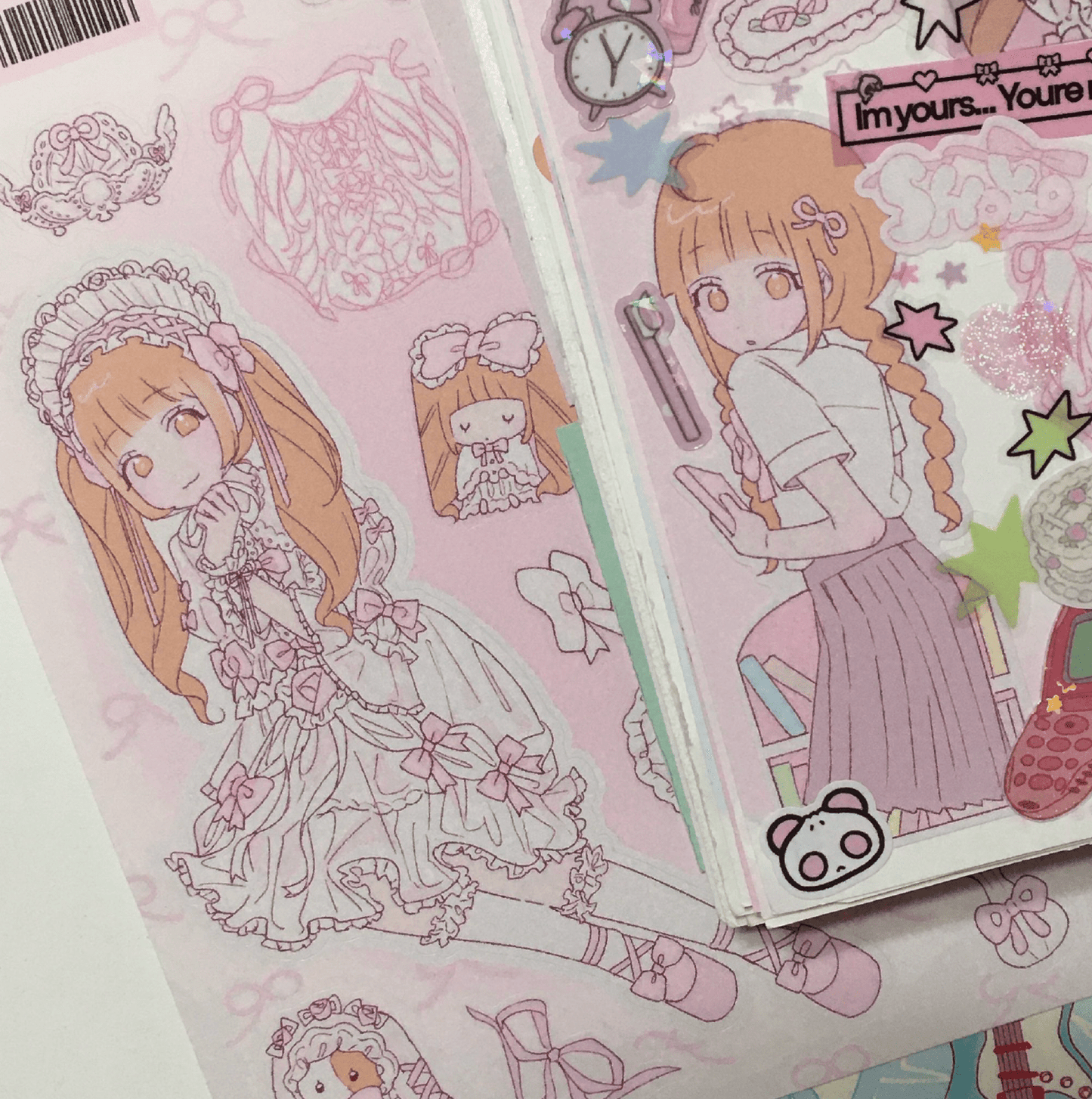 [RC23] NEW Rico Maru 'Mood Change' Sticker Sheets -Rico Maru__korean_sticker_stationery