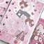[RC24] NEW Rico Maru 'Love Bao Pink/Blue' Sticker Sheets (options) -Rico Maru_RC24S1 - Pink (Strawberry Mocha)_korean_sticker_stationery