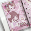 [RC24] NEW Rico Maru 'Love Bao Pink/Blue' Sticker Sheets (options) -Rico Maru_RC24S1 - Pink (Strawberry Mocha)_korean_sticker_stationery