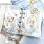 [RC24] NEW Rico Maru 'Love Bao Pink/Blue' Sticker Sheets (options) -Rico Maru_RC24S2 - Blue (Lemon Cream)_korean_sticker_stationery