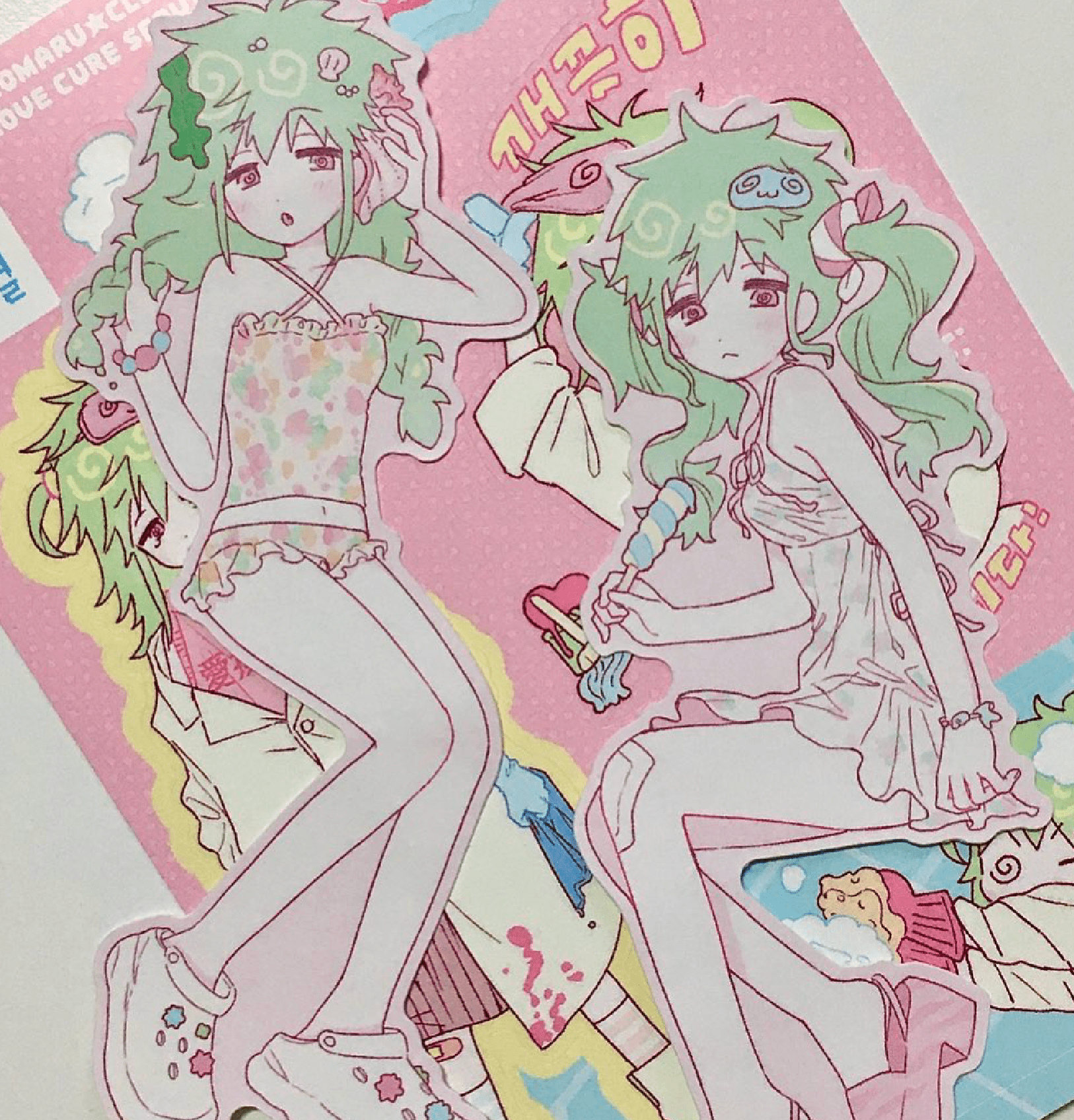 [RC26] NEW Rico Maru 'Summer Be Gone!' Sticker Flake Set -Rico Maru__korean_sticker_stationery