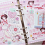 [RC29] NEW Rico Maru 'Maid Pong Pong Blue/Pink) Sticker Sheet (options) -Rico Maru_RC29S1 - Blue_korean_sticker_stationery