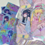 [RC32] NEW Rico Maru 'Hologram' Sticker Flake Set -Rico Maru__korean_sticker_stationery