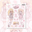 [RC33] NEW Rico Maru 'Maid Paradise' Sticker Sheet -Rico Maru__korean_sticker_stationery
