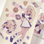 [RC34] NEW Rico Maru 'Shine/Rosey Paradise' Sticker Sheet (options) -Rico Maru_RC34S1 - Shine (Blueberry)_korean_sticker_stationery