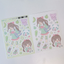 [RY10] Rayeon Fancy 'Girls' Sticker Sheet Pack (Pack/Singles) - Rayeon Fancy_RY10S1 - Melon Bar Girl_korean_sticker_stationery
