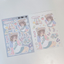 [RY10] Rayeon Fancy 'Girls' Sticker Sheet Pack (Pack/Singles) - Rayeon Fancy_RY10S2 - Red Glasses Girl_korean_sticker_stationery
