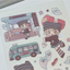 [RY19] Rayeon Fancy 'Yokai Hunting' Sand Glitter Clear Sticker Sheet - Rayeon Fancy__korean_sticker_stationery