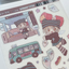 [RY19] Rayeon Fancy 'Yokai Hunting' Sand Glitter Clear Sticker Sheet - Rayeon Fancy__korean_sticker_stationery