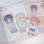 [RY22] Rayeon Fancy 'Girls That I Met' Sand Glitter Clear Sticker Flakes - Rayeon Fancy__korean_sticker_stationery