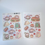 [RY25] Rayeon Fancy 'Sandwich' Matte Sticker Sheet - Rayeon Fancy__korean_sticker_stationery