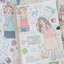 [RY27] Rayeon Fancy 'Green Memory' Matte Sticker Sheet - Rayeon Fancy__korean_sticker_stationery