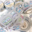 [RY33] Rayeon Fancy 'Let's Travel' Clear Pearl Glitter Kisscut Masking Tape - Rayeon Fancy__korean_sticker_stationery