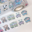 [RY33] Rayeon Fancy 'Let's Travel' Clear Pearl Glitter Kisscut Masking Tape - Rayeon Fancy__korean_sticker_stationery