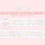 [RY35] Rayeon Fancy 'Silly Heart' Glitter Kisscut Masking Tape - Rayeon Fancy__korean_sticker_stationery