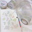 [RY36] Rayeon Fancy 'Doodle Music' Glitter Kisscut Masking Tape - Rayeon Fancy__korean_sticker_stationery