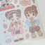 [RY44] NEW Rayeon Fancy 'Taiyaki' Matte Sticker Sheet - Rayeon Fancy__korean_sticker_stationery