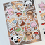 [RY57] NEW Rayeon Fancy 'Lunch Menu Recommendation' Matte Sticker Sheet - Rayeon Fancy__korean_sticker_stationery