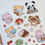 [RY57] NEW Rayeon Fancy 'Lunch Menu Recommendation' Matte Sticker Sheet - Rayeon Fancy__korean_sticker_stationery