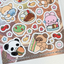[RY57] NEW Rayeon Fancy 'Lunch Menu Recommendation' Matte Sticker Sheet - Rayeon Fancy__korean_sticker_stationery