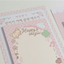 [RY58] NEW Rayeon Fancy 'Vintage Cafe/Strawberry Cake' Sticky Note Pad (options) - Rayeon Fancy_RY58S2 - Strawberry Cake_korean_sticker_stationery