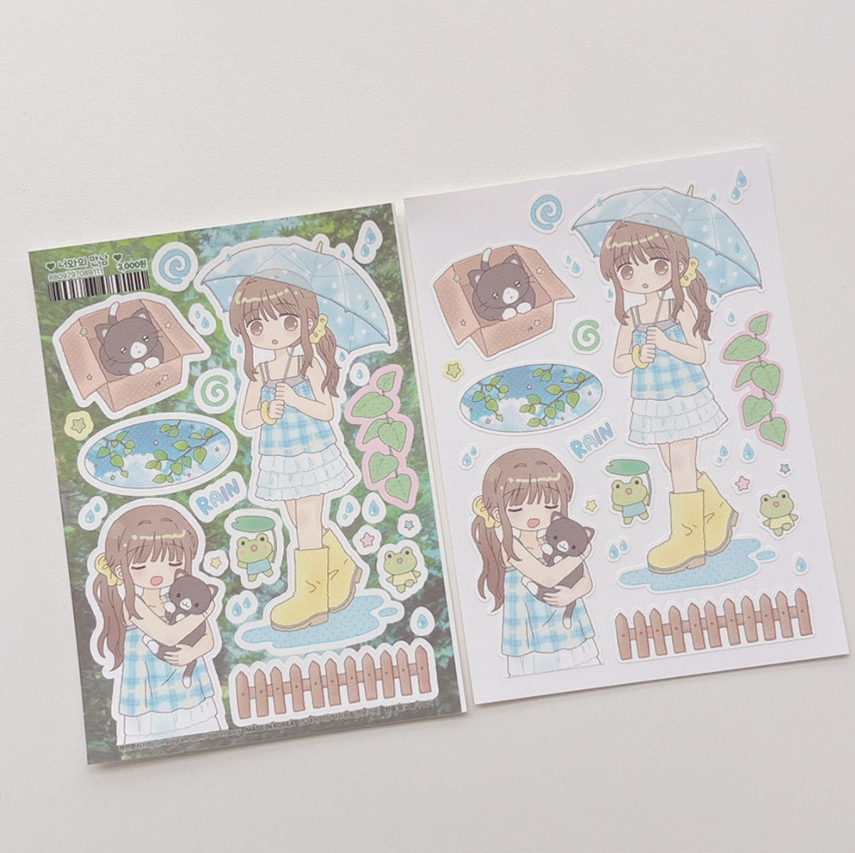 [RY60] NEW Rayeon Fancy 'Meeting You' Matte Sticker Sheet -Rayeon Fancy__korean_sticker_stationery