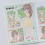 [RY62] NEW Rayeon Fancy 'Filled with Green' Matte Sticker Sheet -Rayeon Fancy__korean_sticker_stationery